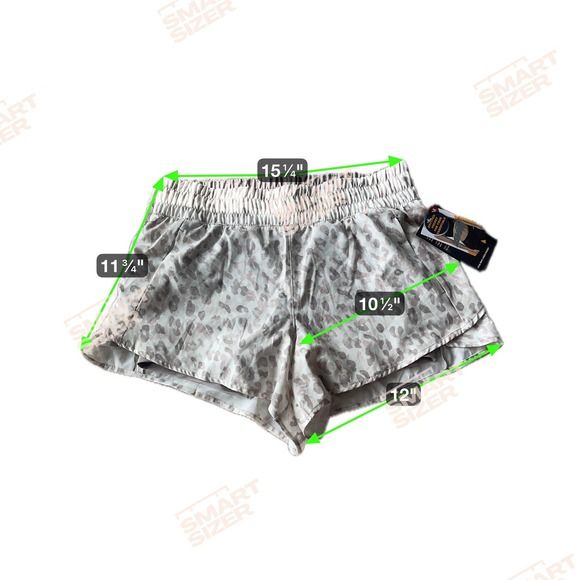 Avia Bike Liner Shorts Women's M Leopard Print Running Activewear Zipper Pocket - Picture 6 of 11